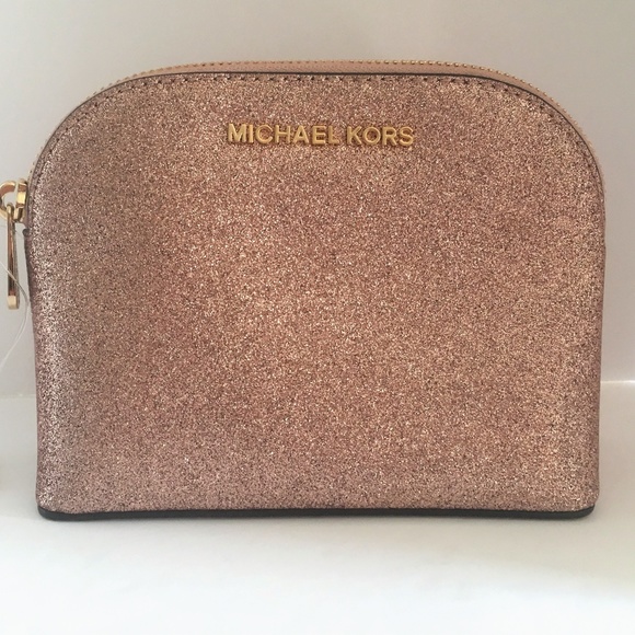 Michael kors gold makeup bag Clearance
